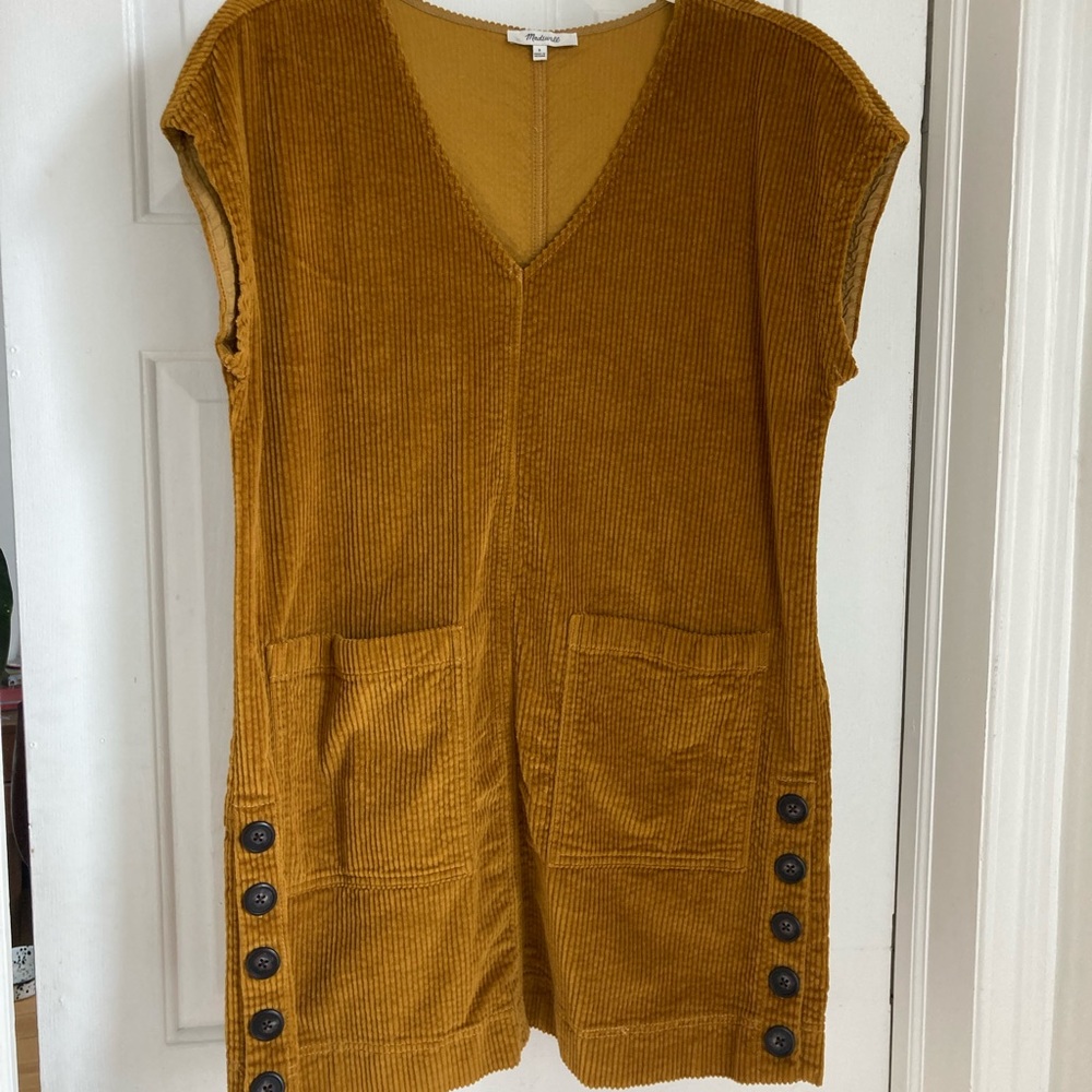 Madewell corduroy mini dress